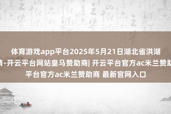 体育游戏app平台2025年5月21日湖北省洪湖农贸市集价钱行情-开云平台网站皇马赞助商| 开云平台官方ac米兰赞助商 最新官网入口